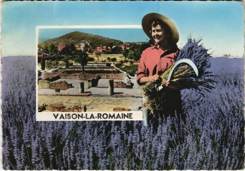 CPM VAISON-la-ROMAINE Vue - Field Scene with a Lady (1087025)