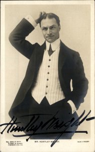 London Huntley Wright Beagles Studio Live AUTOGRAPH Real Photo Vintage Postcard