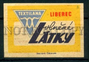 500588 Czechoslovakia ADVERTISING Latky Vintage match label