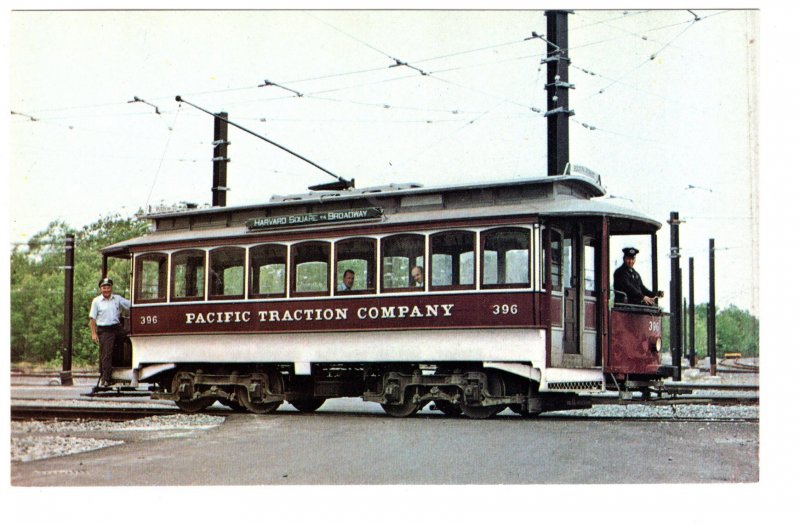 Pacific Traction Trolley Car Riverside Terminal, Massachusetts 1977