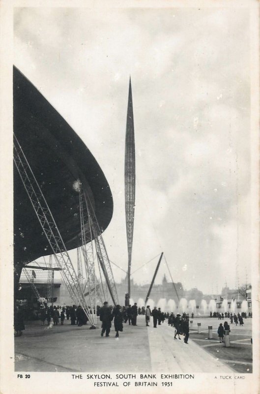 Postcard exhibitions Skylon South Bank Exhibition Britain Festival 1951