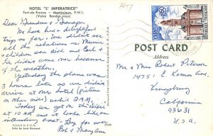 Hotel L' Imperatrice Martinique 1969 