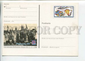 449959 GERMANY 1989 philatelic exhibition Koln Europa CEPT POSTAL stationery