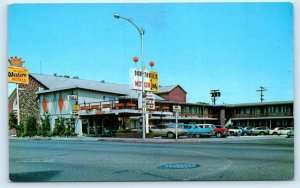 CARSON CITY, Nevada NV ~ Roadside DOWNTOWNER MOTOR INN Motel 1960s Postcard