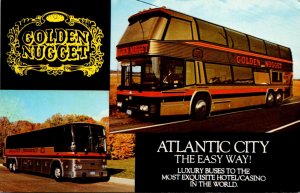 New Jersey Atlantic City Golden Nugget Hotel & Casino Golden Coach Bus