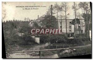 Old Postcard Brienon Sur Armancon Le Moulin Du Boar Charge