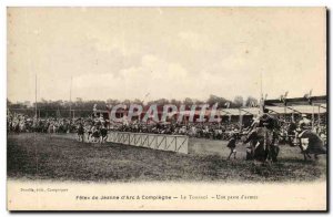 Old Postcard Compiegne festivals of Jeanne d & # 39arc The tournament goes fr...