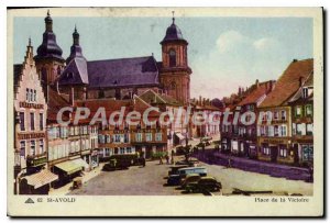 Postcard Old Saint Avold Place Of Victory