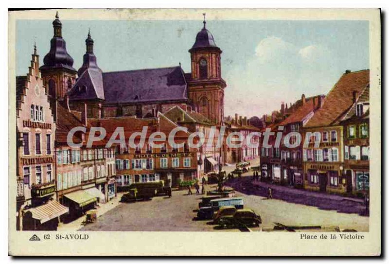 Postcard Old Saint Avold Place Of Victory