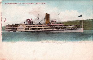 New York - The Hudson River Day Line Steamer New York - c1905