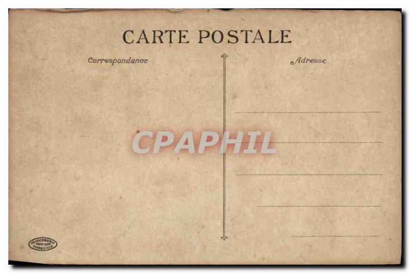 Old Postcard Marseille Le Palais Longchamp