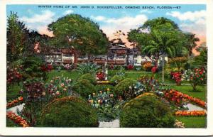 Florida Ormond Beach Winter Home Of John D Rockefeller