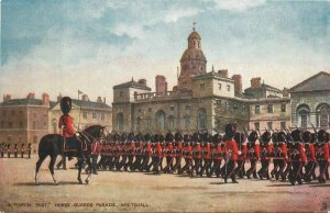 UK Whitehall Horse Guard Parade Tuck #6412 Postcard 22-7638