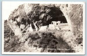 Postcard AZ Arizona Tonto Cliff Dwellings Ruins National Monument Photo RPPC K23