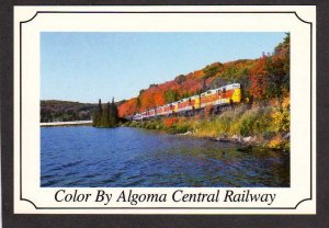 ON Algoma Central Railroad Train Agawa Canyon Sault Ste Marie Ontario Postcard