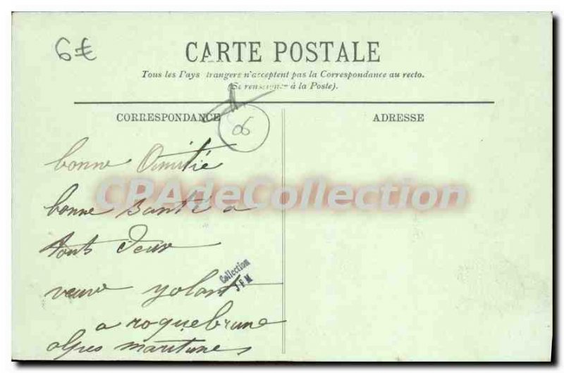 Old Postcard Roquebrune Vue Generale