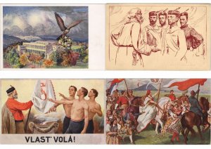SOKOL SPORT CZECHSLOVAKIA with LOT of BETTER 150 Vintage Postcards (L3763)