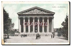 Postcard Old Paris La Madeleine