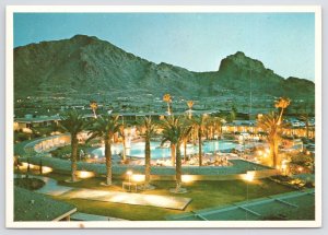 Del Webbs Mountain Shadow Hotel~Scottsdale AZ~Lights~Palm Trees~Pool~Continental