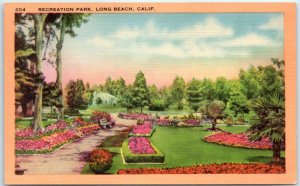 Postcard - Recreation Park, Long Beach, California