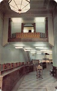 Newark New Jersey Bank Of Commerce Lobby Interior Vintage Postcard K40509 