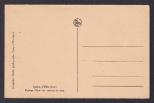 BELGIUM Postcard Camp d'Elsenborn (Elsenborn camp) Winter landscape