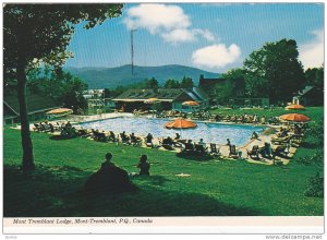 Mont Tremblant Lodge, Swimming Pool, Mont-Tremblant, Quebec, Canada, PU-1989