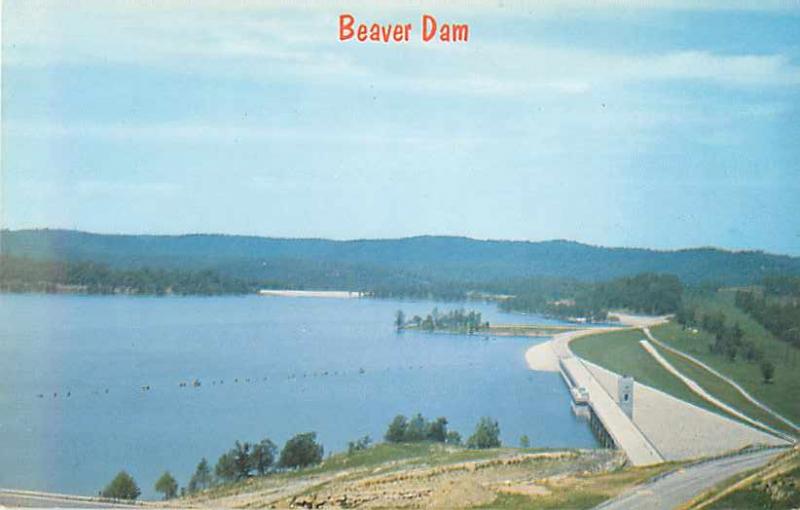 Beaver Dam & Lake Springs Arkansas AR Chrome Postcard