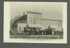 New Germany MINNESOTA RP c1910 GENERAL STORE nr Silver Lake Waconia Mayer