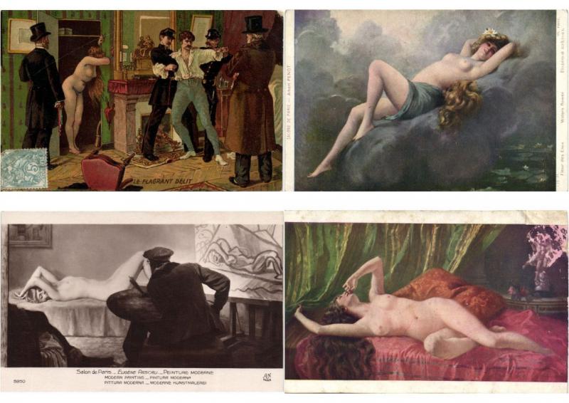 NUDES ART EROTIC NUS  21 CPA