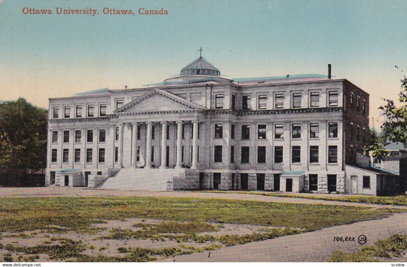 OTTAWA, Ontario, Canada, 1900-1910s; Ottawa University