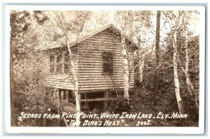 c1940 Scenes Pine Point White Iron Lake The Birds Nest Ely Minnesota MN Postcard