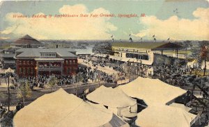 Springfield Illinois 1912 Postcard Women's Building Amphiteatre Fair Grounds