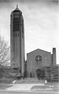 Postcard RPPC Photo Nebraska Lincoln Plymouth Church Cook 22-12874