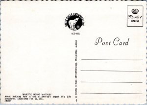 Postcard Alaska Majestic Mount McKinley