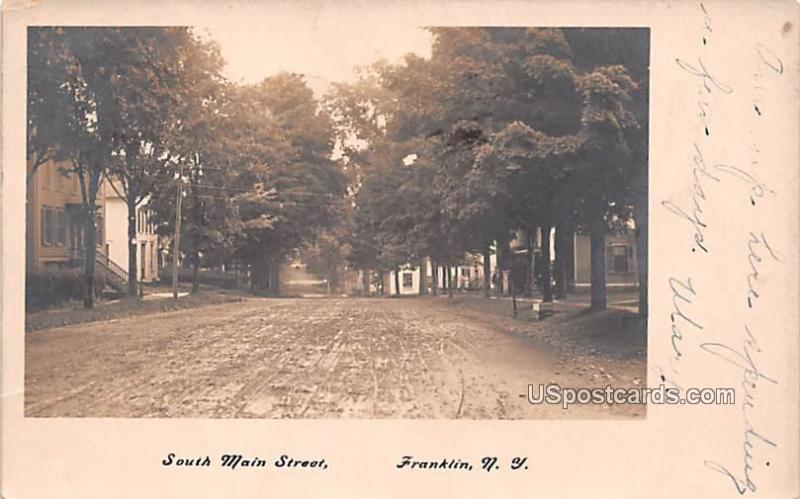 South Main Street Franklin NY 1905