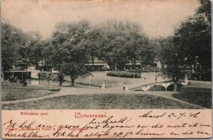 Indonesia Batavia Jakarta Weltevreden Wilhelminapark Vintage Postcard C056