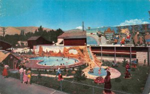 Salt Lake City, UT Utah  ROMNEY MOTOR LODGE  Fairyland Pool  ROADSIDE  Postcard