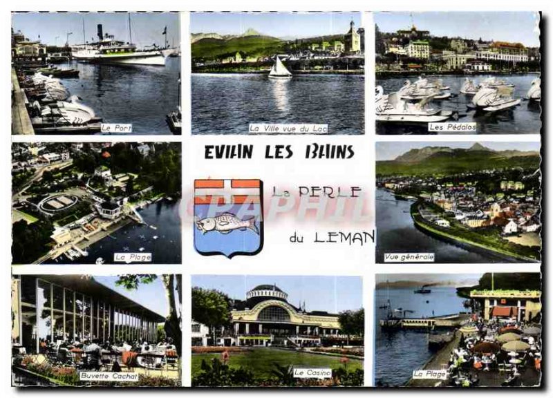 Modern Postcard Evian les Bains La Perle du Leman