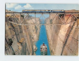 Postcard The canal, Corinth, Greece