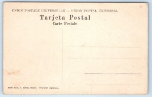 JUAREZ, Mexico ~ Water Power FLOUR MILL & Irrigation Ditch c1910s Postcard