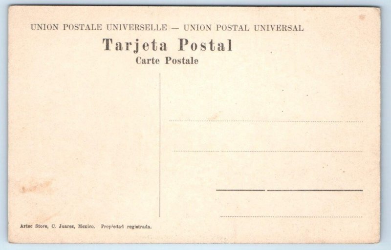 JUAREZ, Mexico ~ Water Power FLOUR MILL & Irrigation Ditch c1910s Postcard