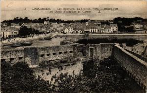 CPA CONCARNEAU-Les Remparts La Toureile Nord L'Arriere-PORT Les Quais (457461)