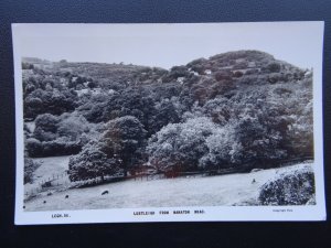 Devon LUSTLEIGH From Mamaton Road - Old RP Postcard by Frith