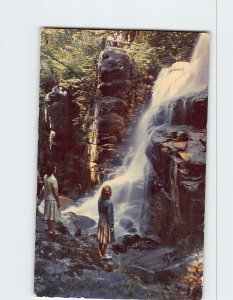 Postcard Avalanche Falls, Flume Gorge, White Mountains, Lincoln, New Hampshire