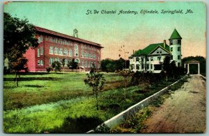St De Chantel Academy Effindale Springfield MO UNP Unused DB Postcard B13