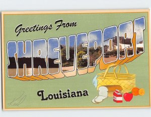 Postcard Greetings From Shreveport, Louisiana