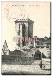 Old Postcard Chateau De Pau L & # 39Ancienne Entree