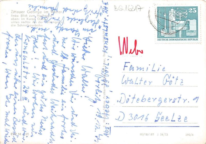 BG16317 zittauer gebirge im winter oybin   germany CPSM 14.5x9cm
