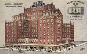 Hotel Nicollet - Minneapolis, Minnesota MN Postcard